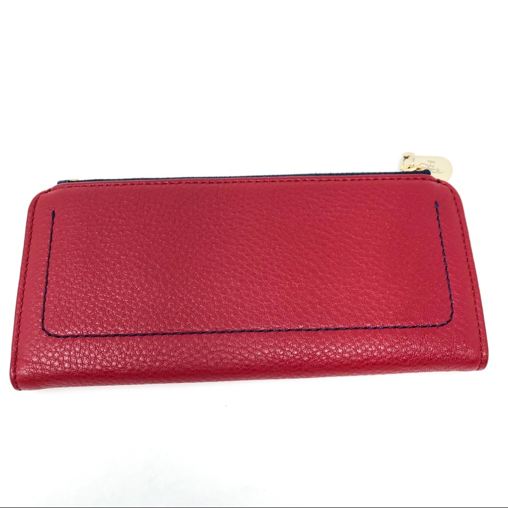 COLE HAAN brick red wallet, NWOT - Picture 3 of 9